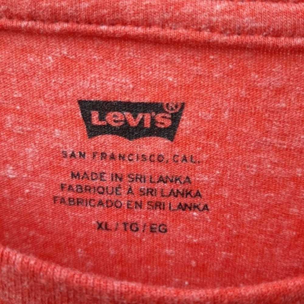 Levi Strauss Graphic Tee Soft Red Levi's T-shirt … - image 3