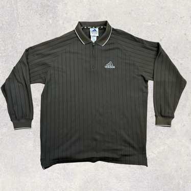 Adidas Adidas Vintage Golf QTR Zip Long Sleeve Po… - image 1