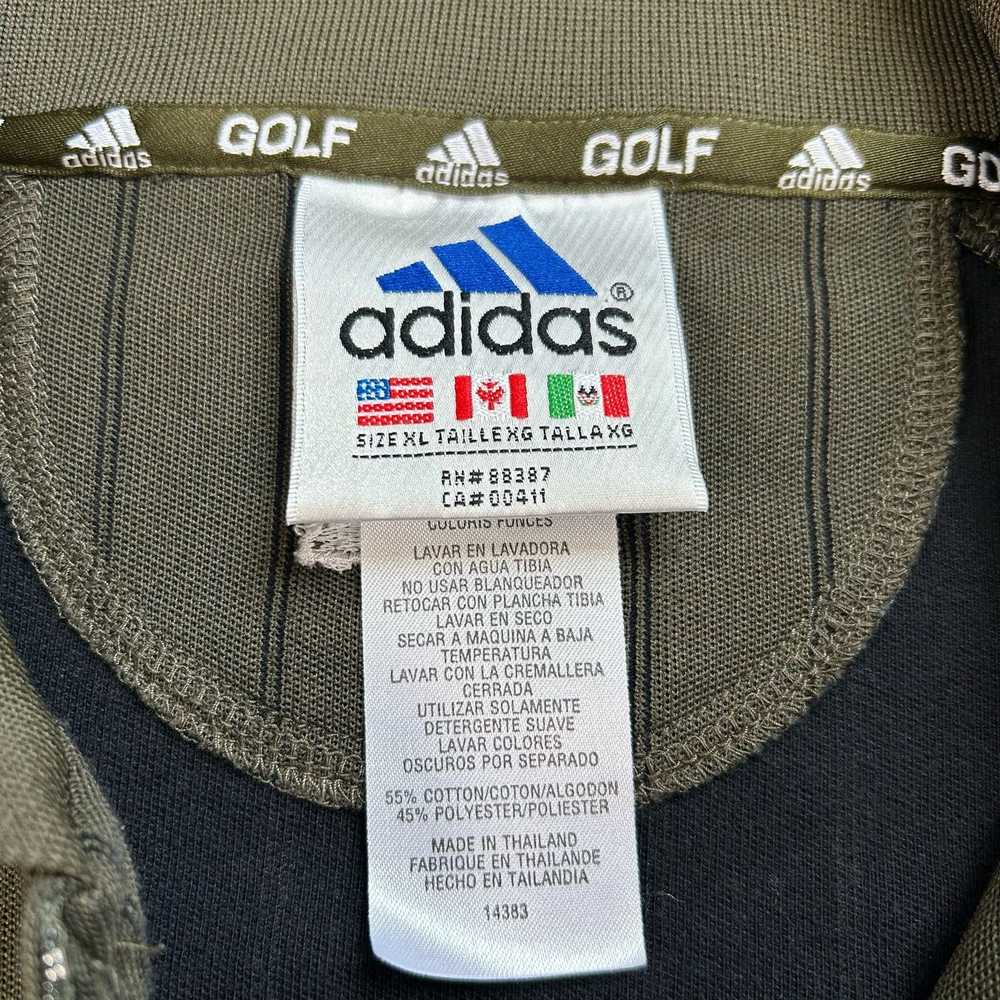 Adidas Adidas Vintage Golf QTR Zip Long Sleeve Po… - image 3