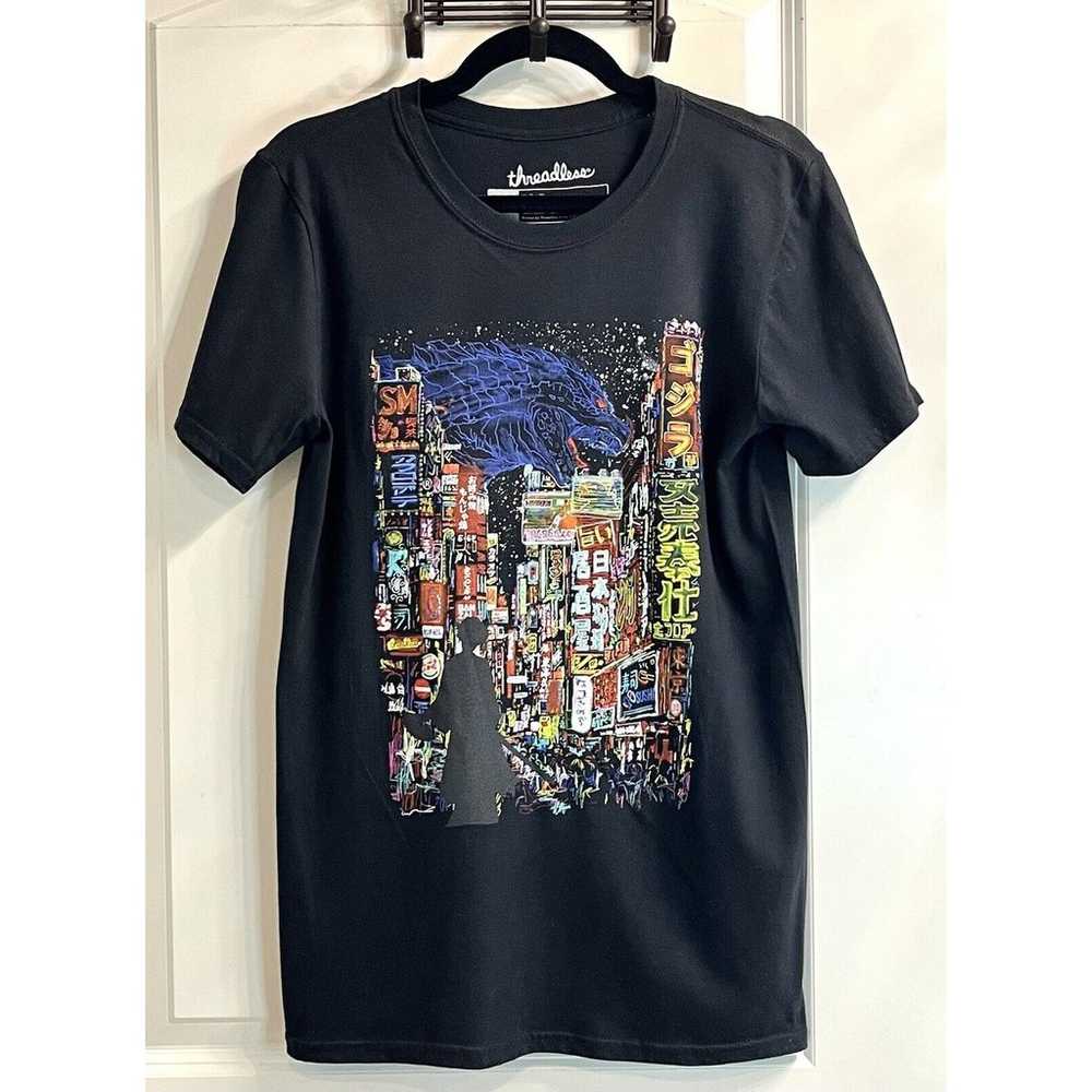 Godzilla Threadless Short Sleeve Kaiju City Kooky… - image 1