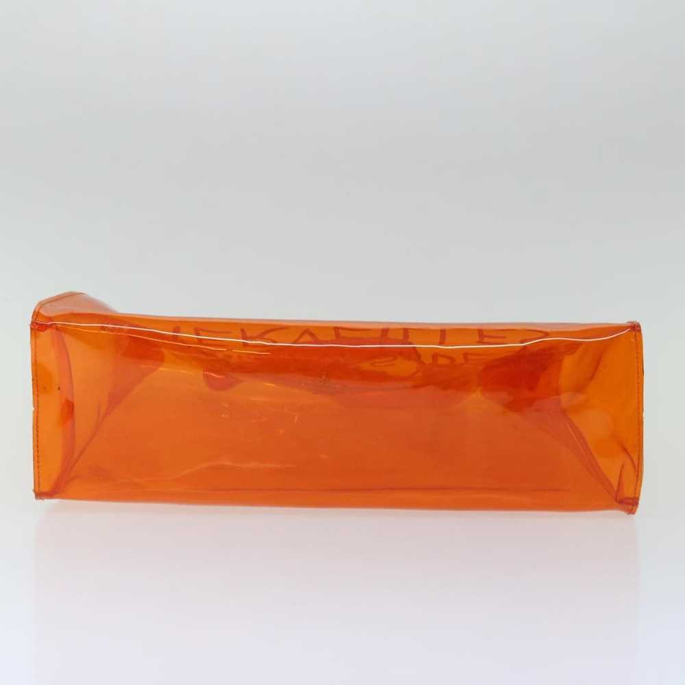 Hermes HERMES Vinyl Kelly Hand Bag Vinyl Orange A… - image 5