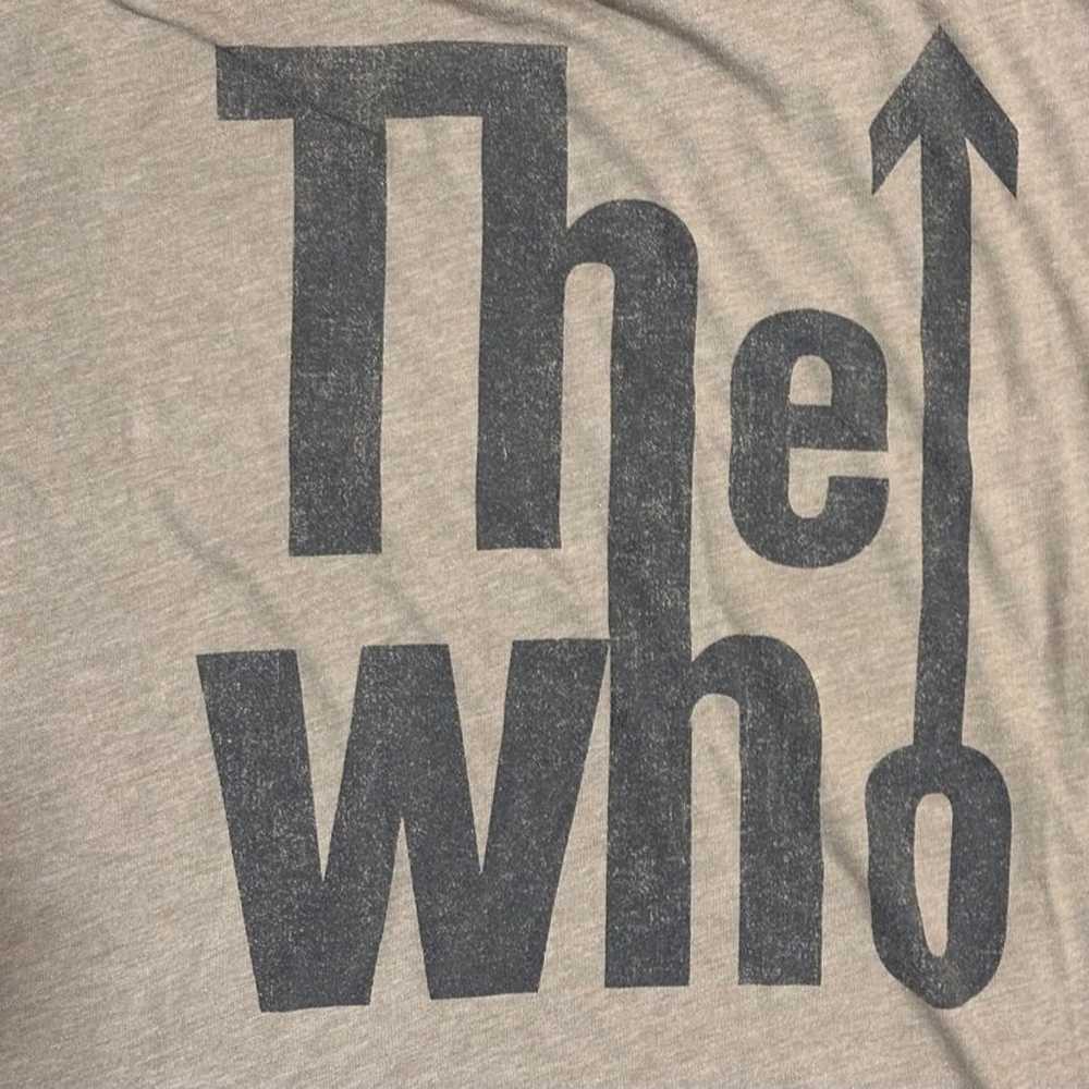 Gap Mens The Who Band T-Shirt Size L Sandy Beige - image 3