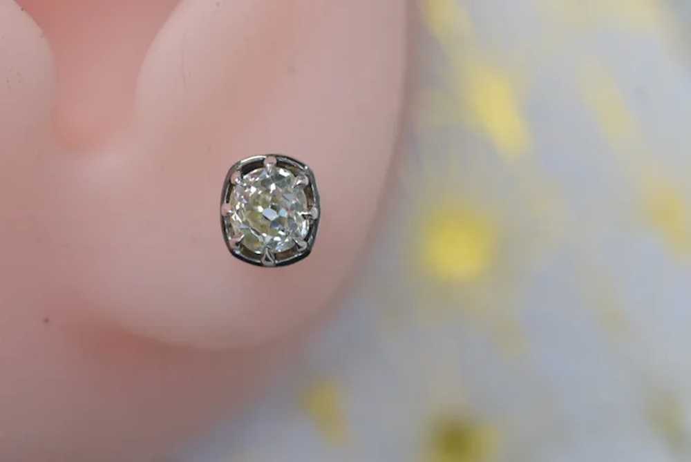 14k Blackened Gold Antique Natural 1.15 Carat Old… - image 2