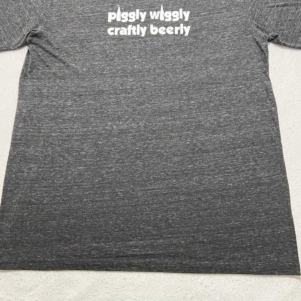Piggly Wiggly Craftly Beerly Men's XXL Gray Graph… - image 6