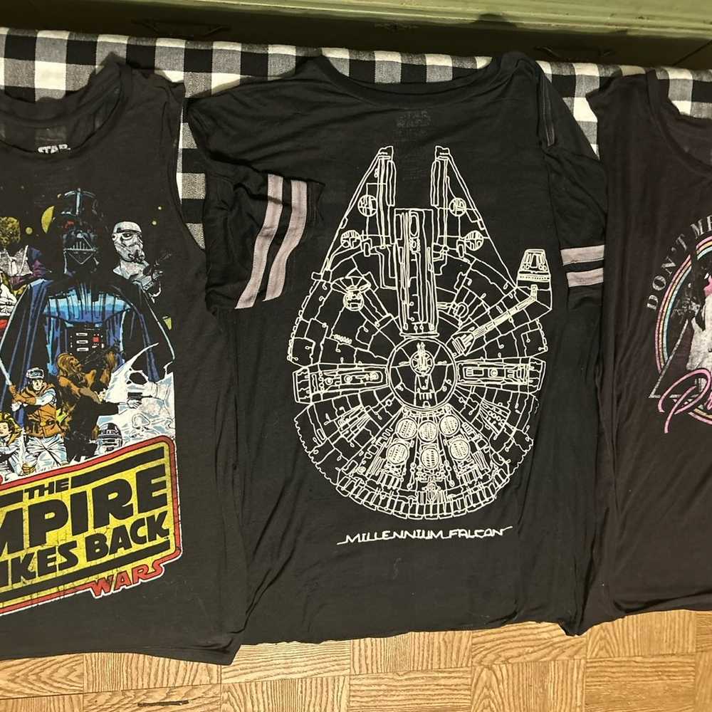 Star Wars bundle of 3 tops (one is vintage) and a… - image 6