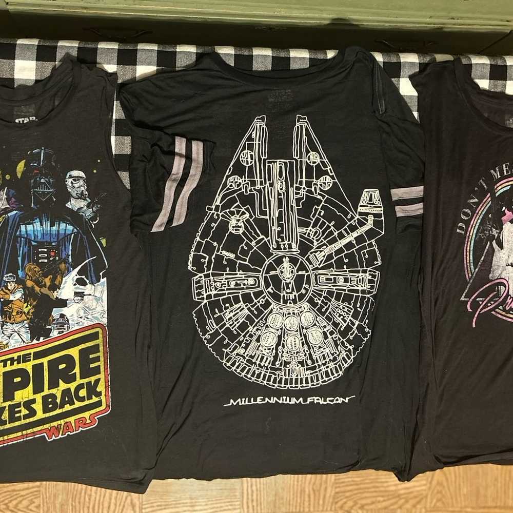 Star Wars bundle of 3 tops (one is vintage) and a… - image 7