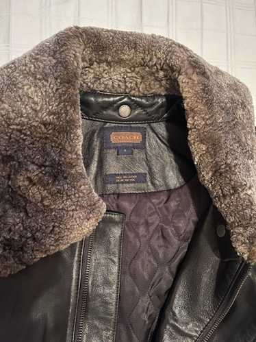 ジャケット・アウター 80's old coach leather hunting jacket Coach Men's Leather Jacket (Black) - Gem