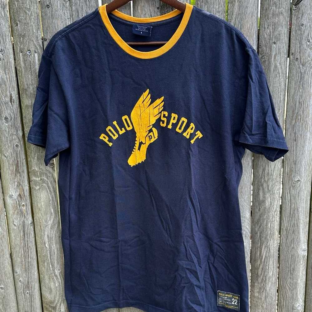 VTG 90s Polo Sport Tee MENS SMALL Ralph Lauren Sh… - image 1