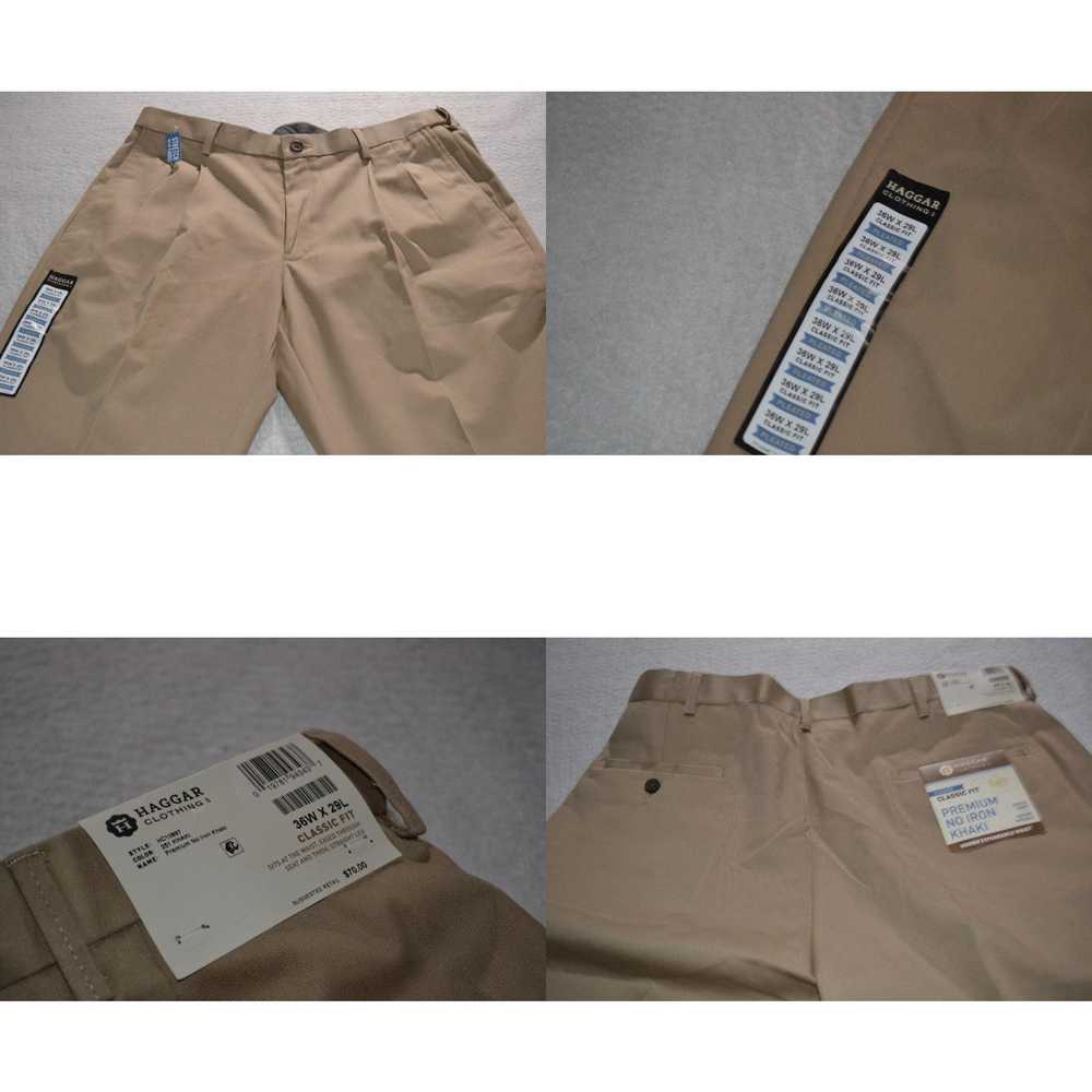 Haggar 44687-a Haggar Dress Pants Khakis Classic … - image 4