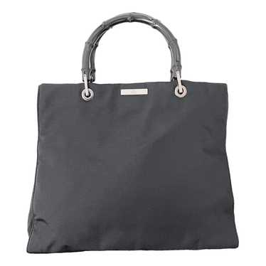 Gucci Vintage Bamboo cloth tote - image 1