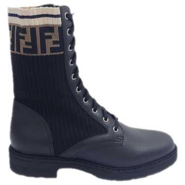 Fendi Leather biker boots