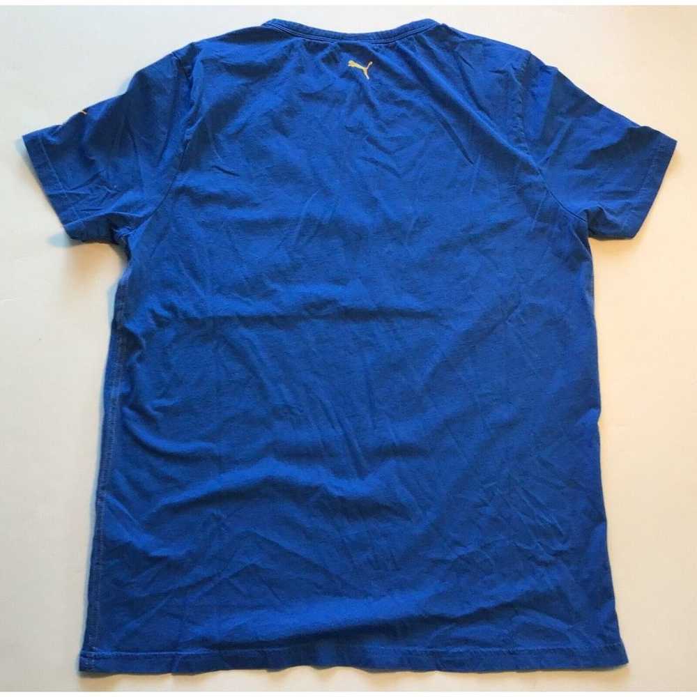 Usain Bolt Puma T-Shirt, Blue, Size Large - image 3