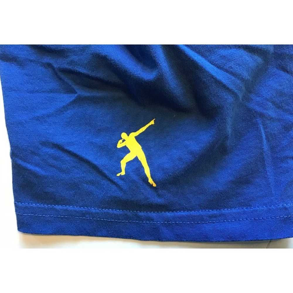 Usain Bolt Puma T-Shirt, Blue, Size Large - image 5