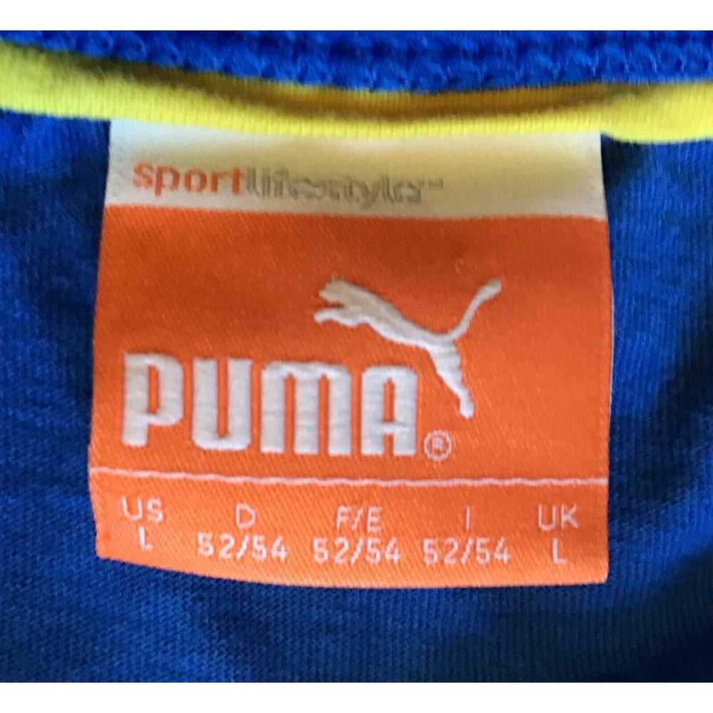 Usain Bolt Puma T-Shirt, Blue, Size Large - image 6
