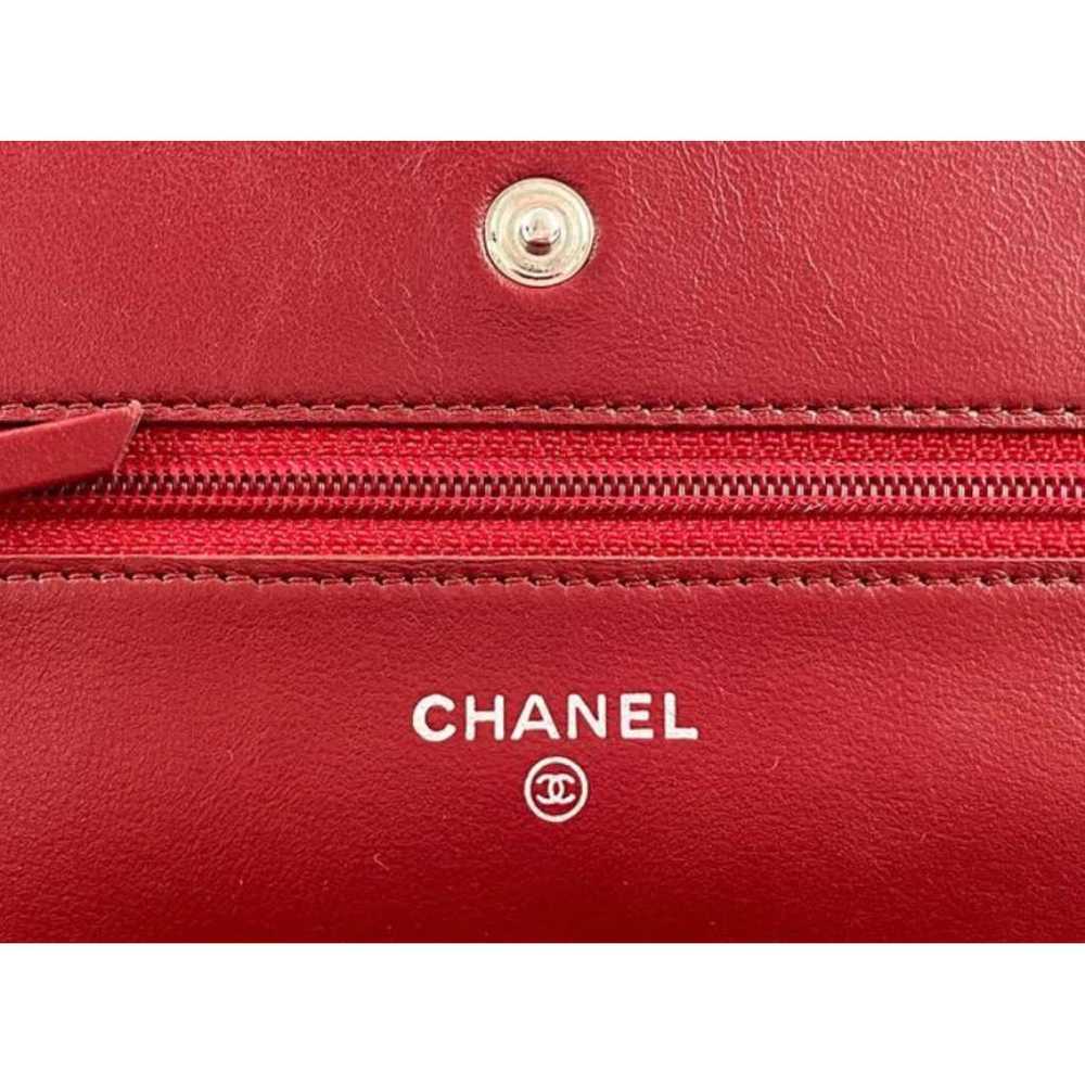 Chanel Wallet On Chain leather crossbody bag - image 9