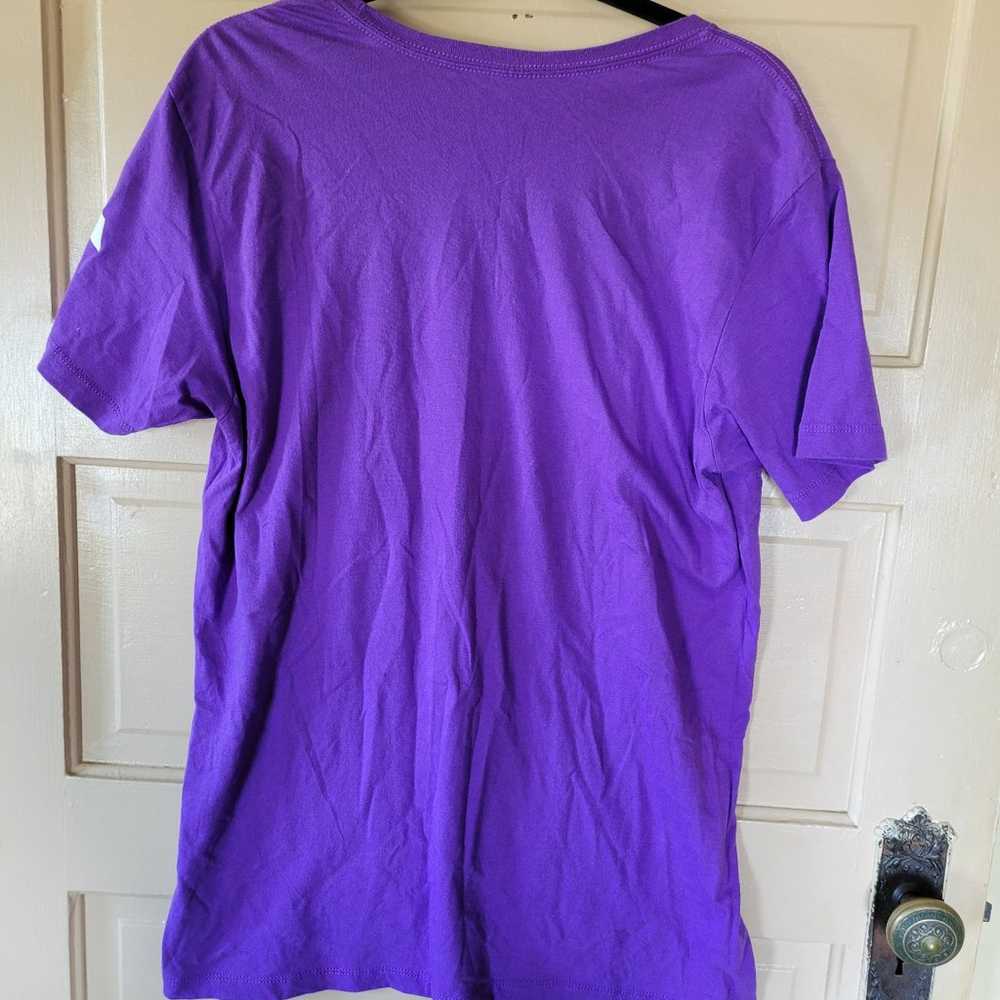 Rare Neon Genesis Evangelion Purple T Shirt EVA-0… - image 2