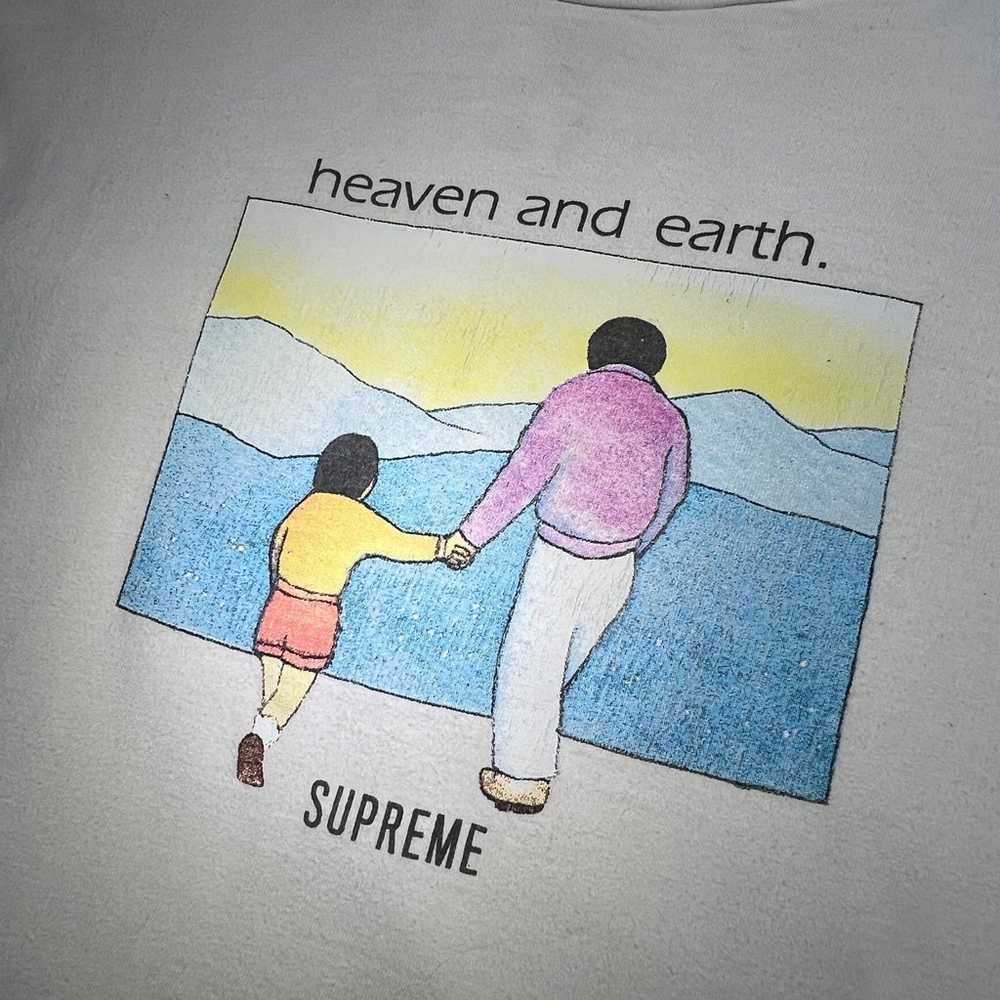 Supreme Heaven and Earth Tee in white (FW19) - image 2