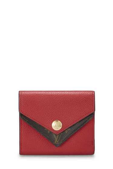 Red Monogram Double V Compact Wallet - image 1