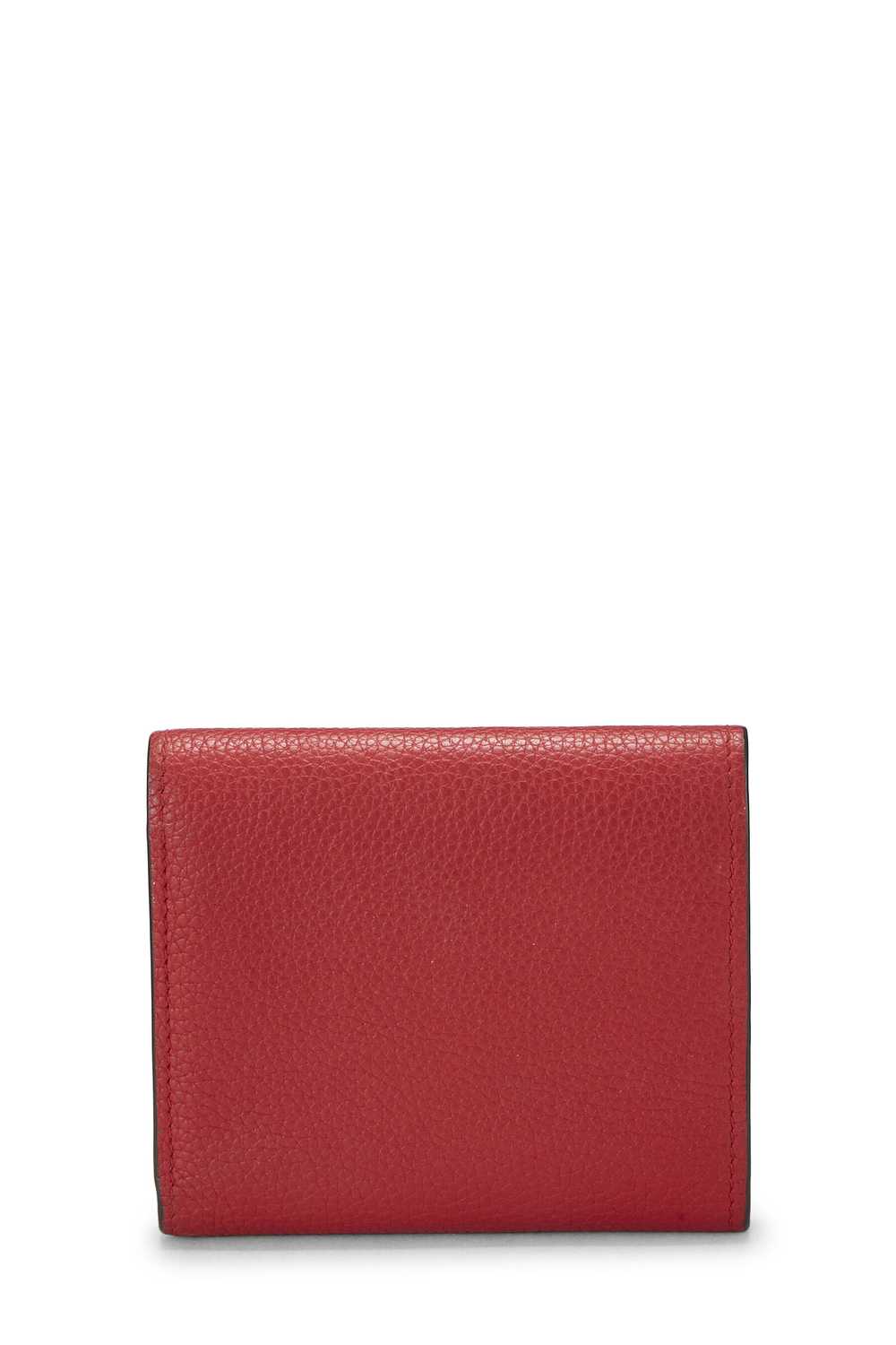 Red Monogram Double V Compact Wallet - image 3