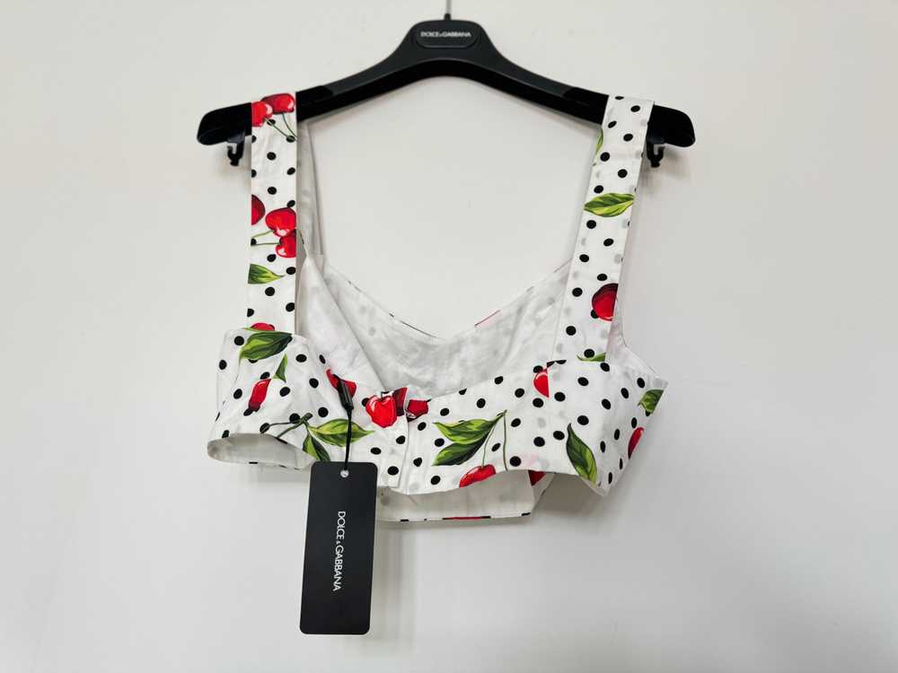 Product Details Cherry-Print Polka Dot Cotton Bus… - image 4