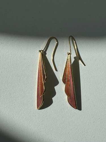Vintage cloisonné earrings