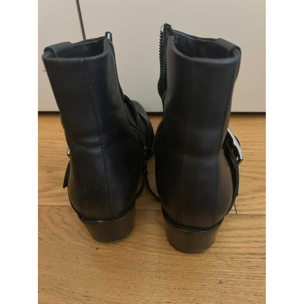 Karl Lagerfeld Leather biker boots - image 3