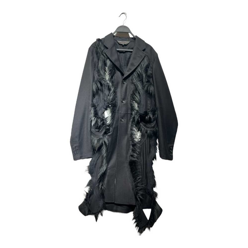 COMME des GARCONS HOMME/Coat/M/Wool/BLK/distresse… - image 1