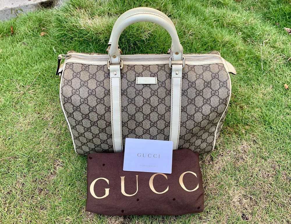 Gucci Authentic Gucci GG Supreme Joy Boston Mediu… - image 1