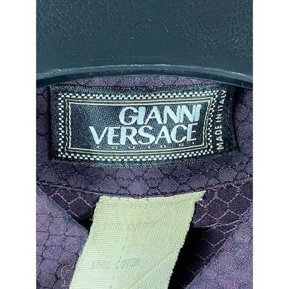 Gianni Versace Beehive Patterned Button Down L/S … - image 6