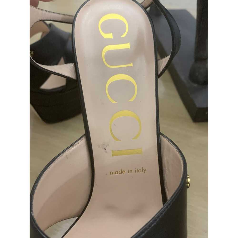 Gucci Leather sandal - image 9