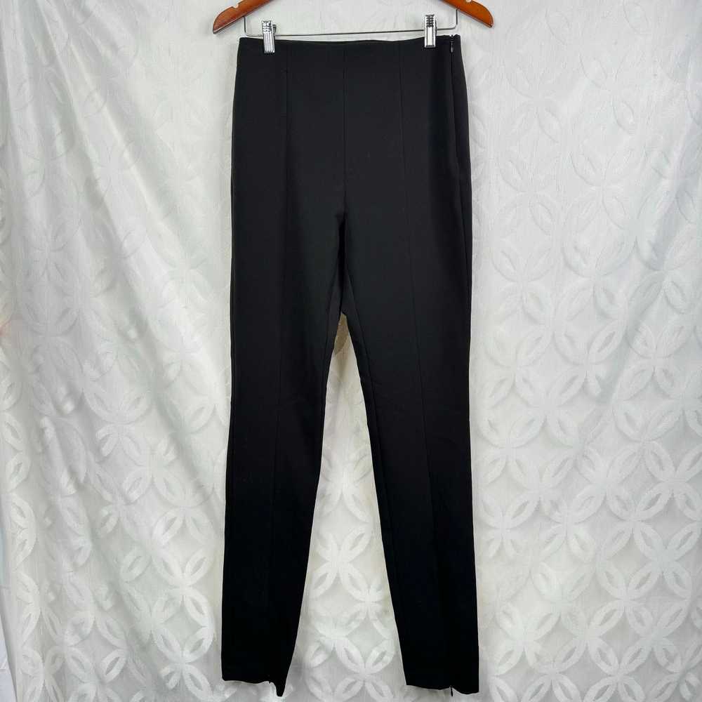 Zara Zara Black High-Waisted Trousers with Front … - image 2