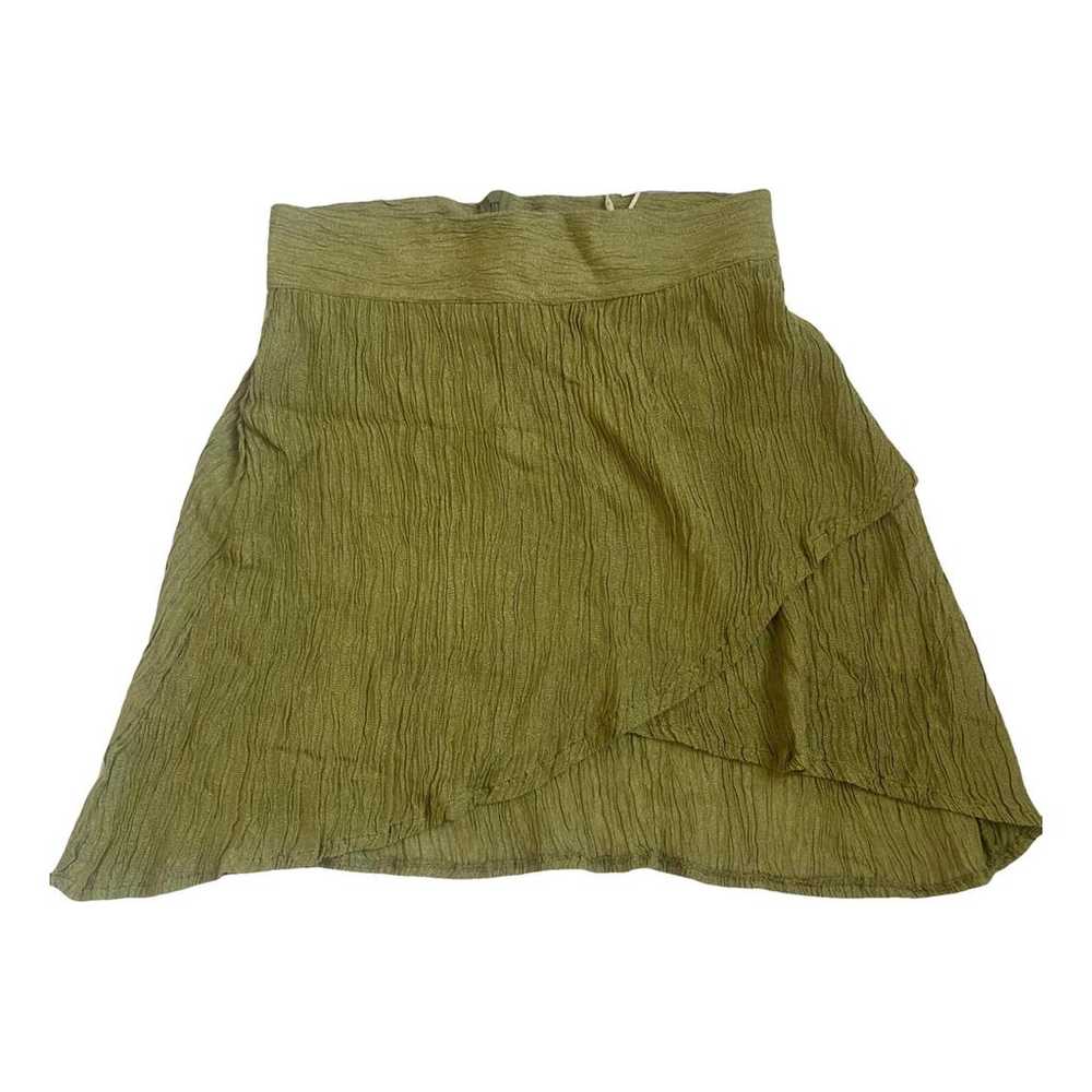 Savannah Morrow Silk mini skirt - image 1