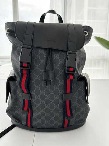 Gucci GG Supreme black backpack