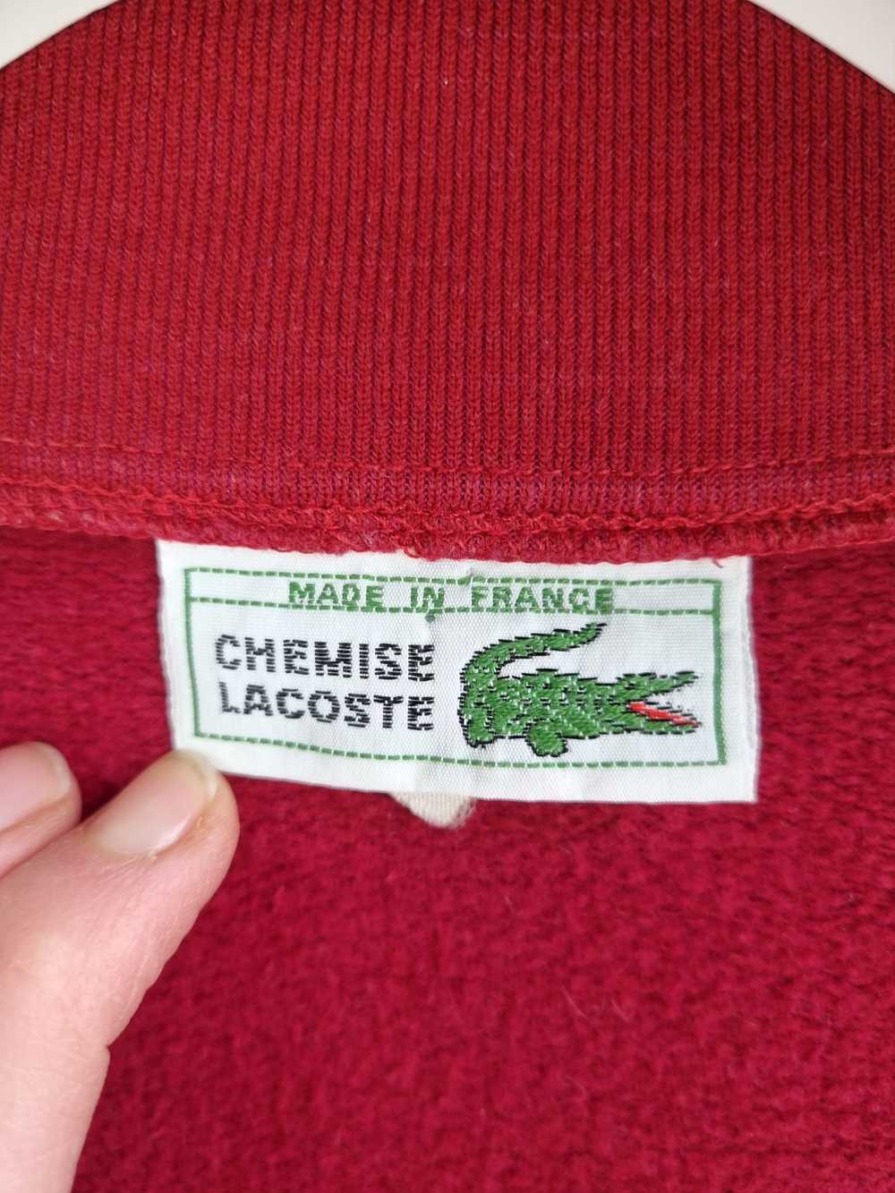 Lacoste × Streetwear × Vintage 80s Lacoste Chemis… - image 10