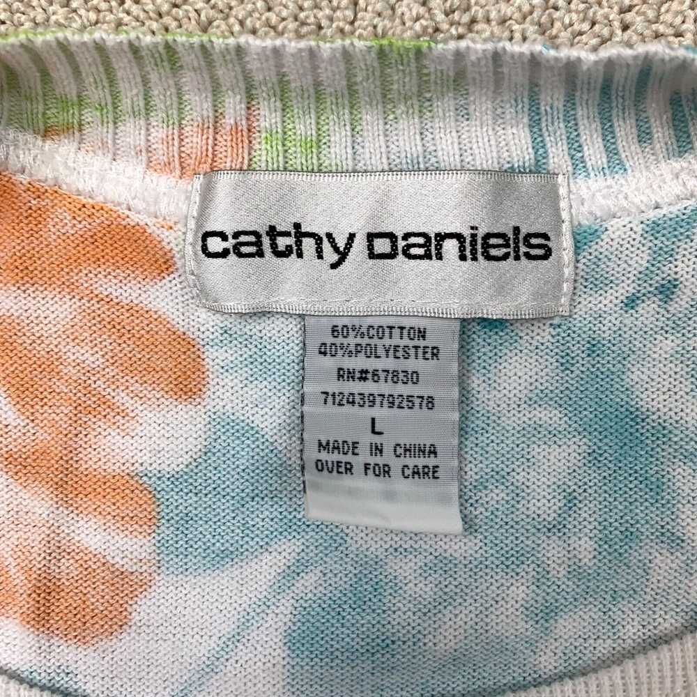 Vintage Cathy Daniels Knit Sweater Women's Large … - image 3
