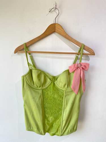 Vintage Victoria’s Secret Lime Green Bustier