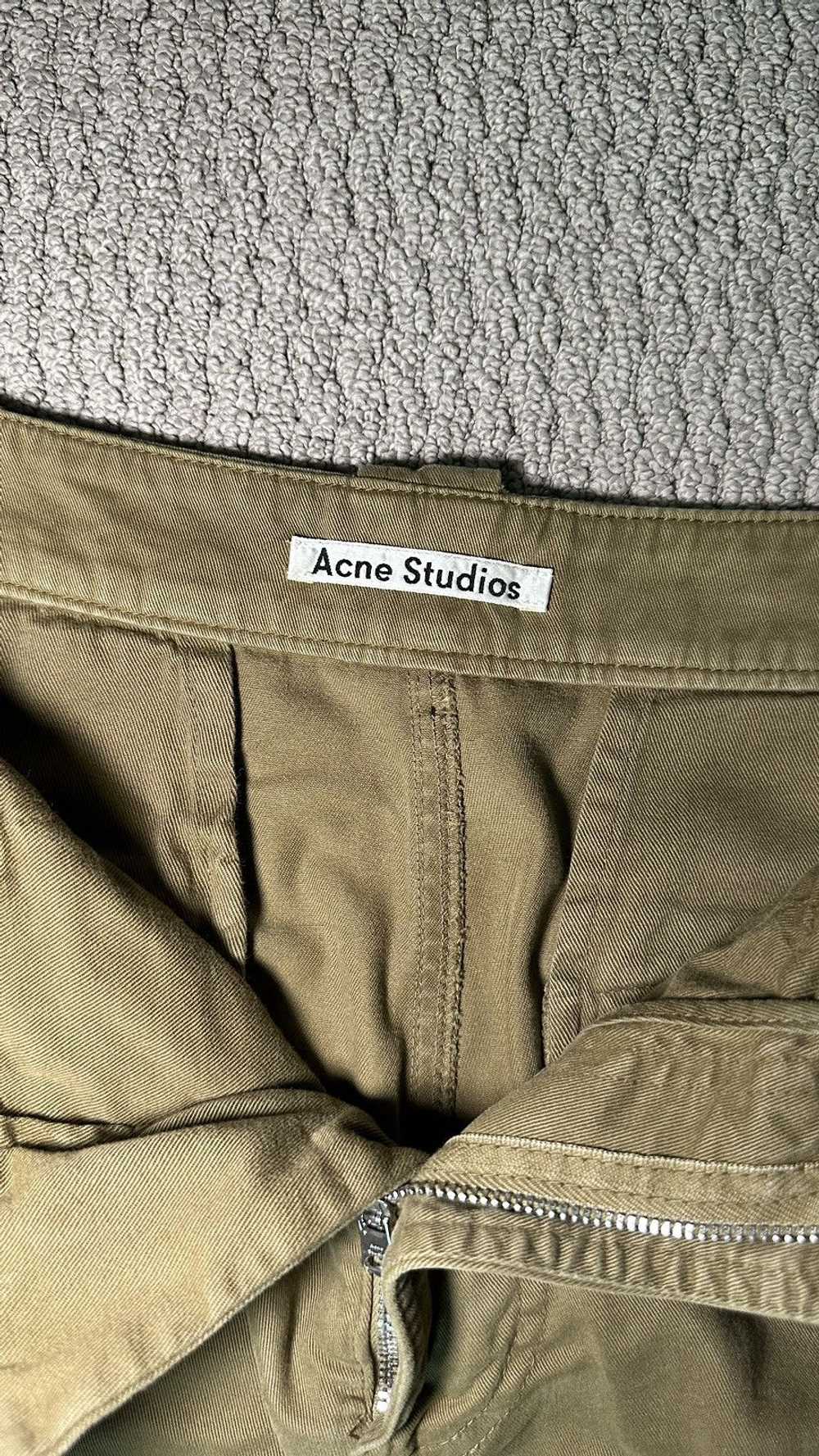 Acne Studios Acne Studios Olive Green Cargo Pants - image 6