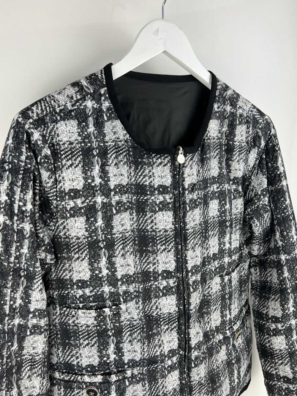 Chanel CHANEL Tweed Nylon Reversible Jacket - image 9
