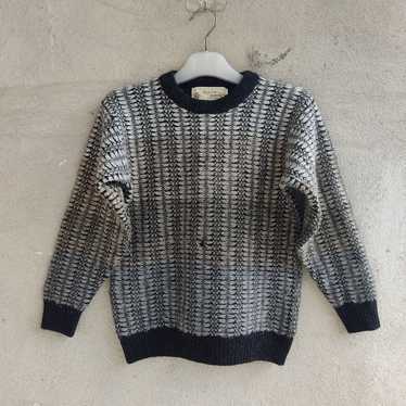 Cashmere & Wool × Coloured Cable Knit Sweater 4 C… - image 1