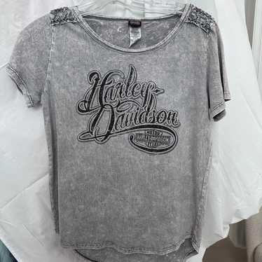 Harley Davidson Vintage Oversized Tee - image 1