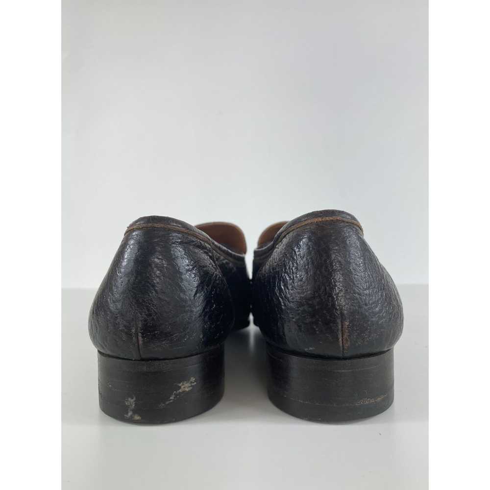 Bally Vintage Bally Leather Loafers Slip On Dark … - image 6