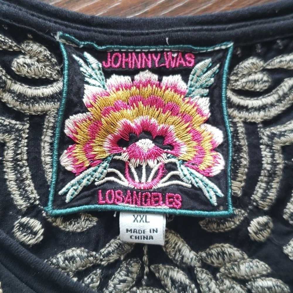 Johnny Was Embroidered Tee XXL - image 2