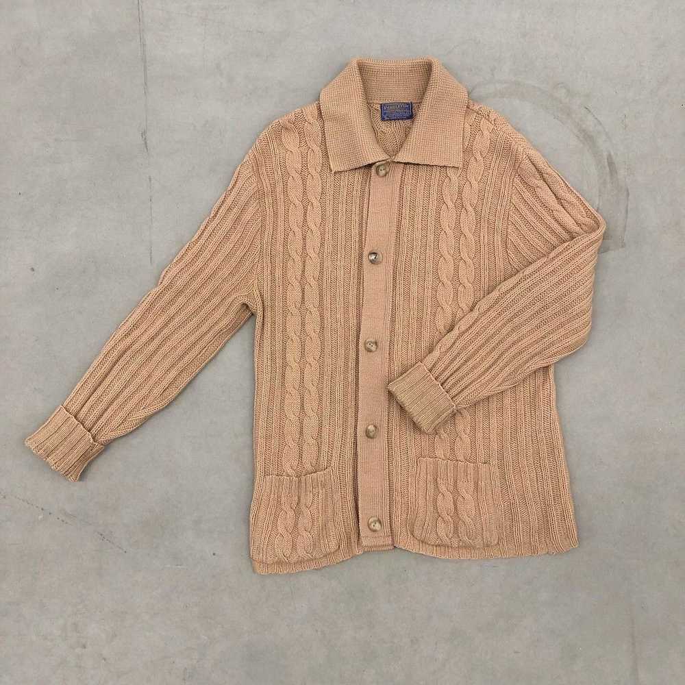 Pendleton × Streetwear × Vintage 1980s Wool Cable… - image 2