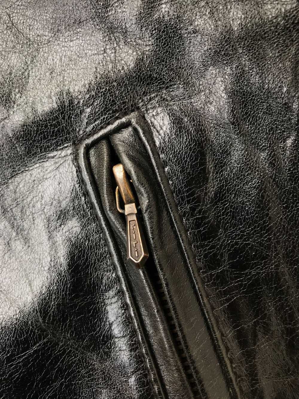 Leather Jacket × Lonsdale Lonsdale Leather Jacket - image 3