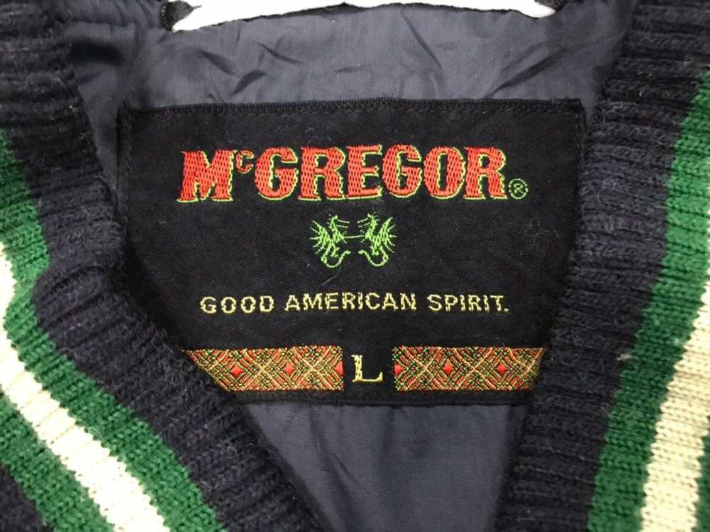 Mcgregor × Varsity Jacket Vtg Mcgregor Good Ameri… - image 3