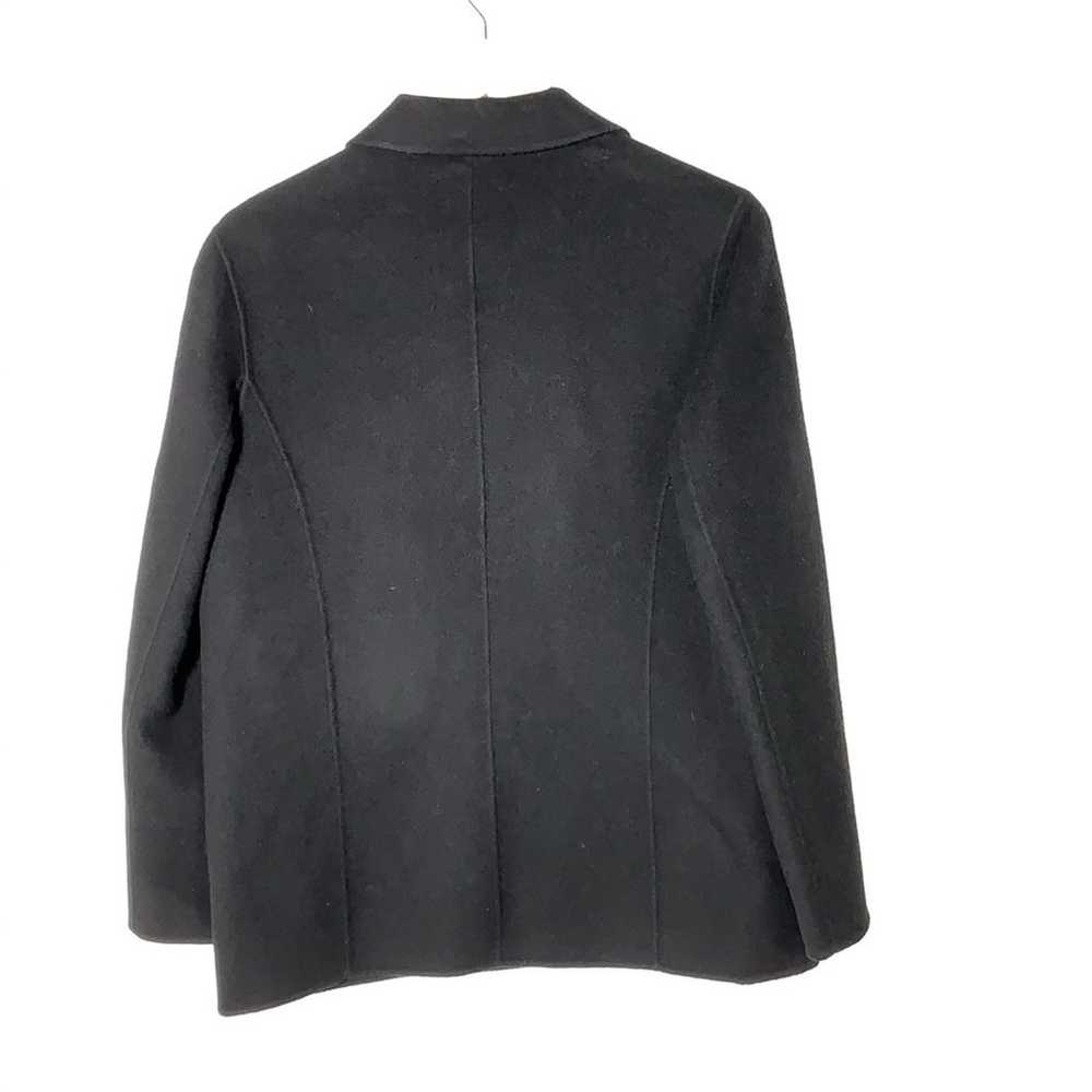 Talbots wool black light weight pea coat jacket s… - image 4