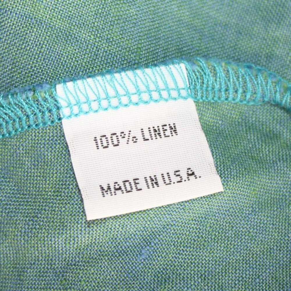 Bryn Walker Barnaby Blueish Green Linen Jacket - image 6