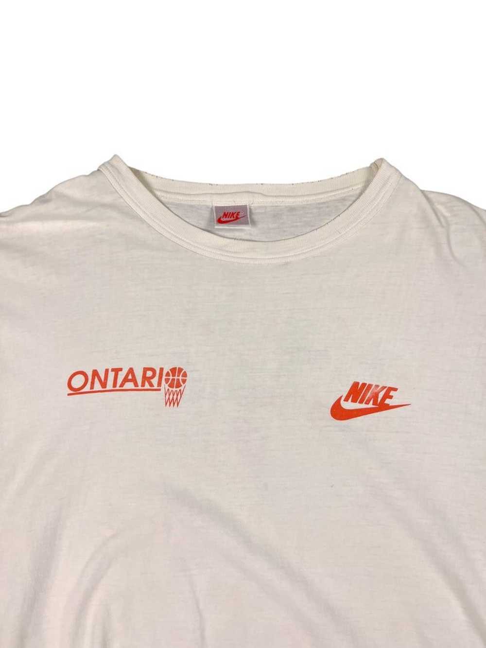 Nike × Vintage Nike x Ontario Basketball Scream T… - image 3