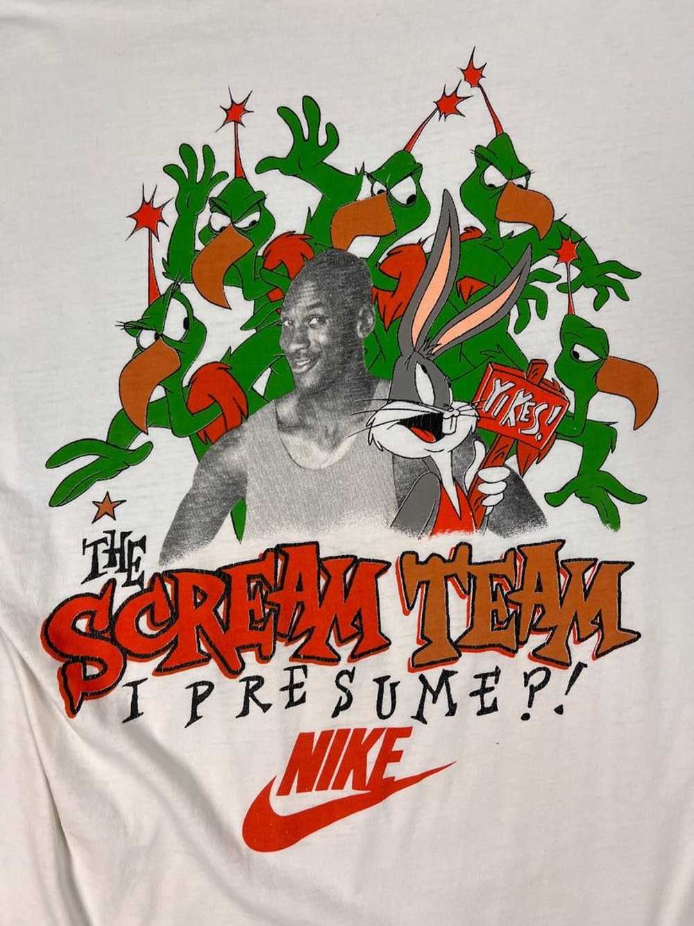 Nike × Vintage Nike x Ontario Basketball Scream T… - image 4