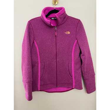 The North Face Women's Pink Full Zip Sweater Jack… - image 1